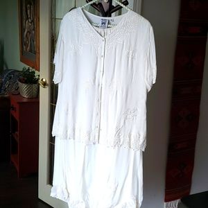 Full Length Skirt with Blouse